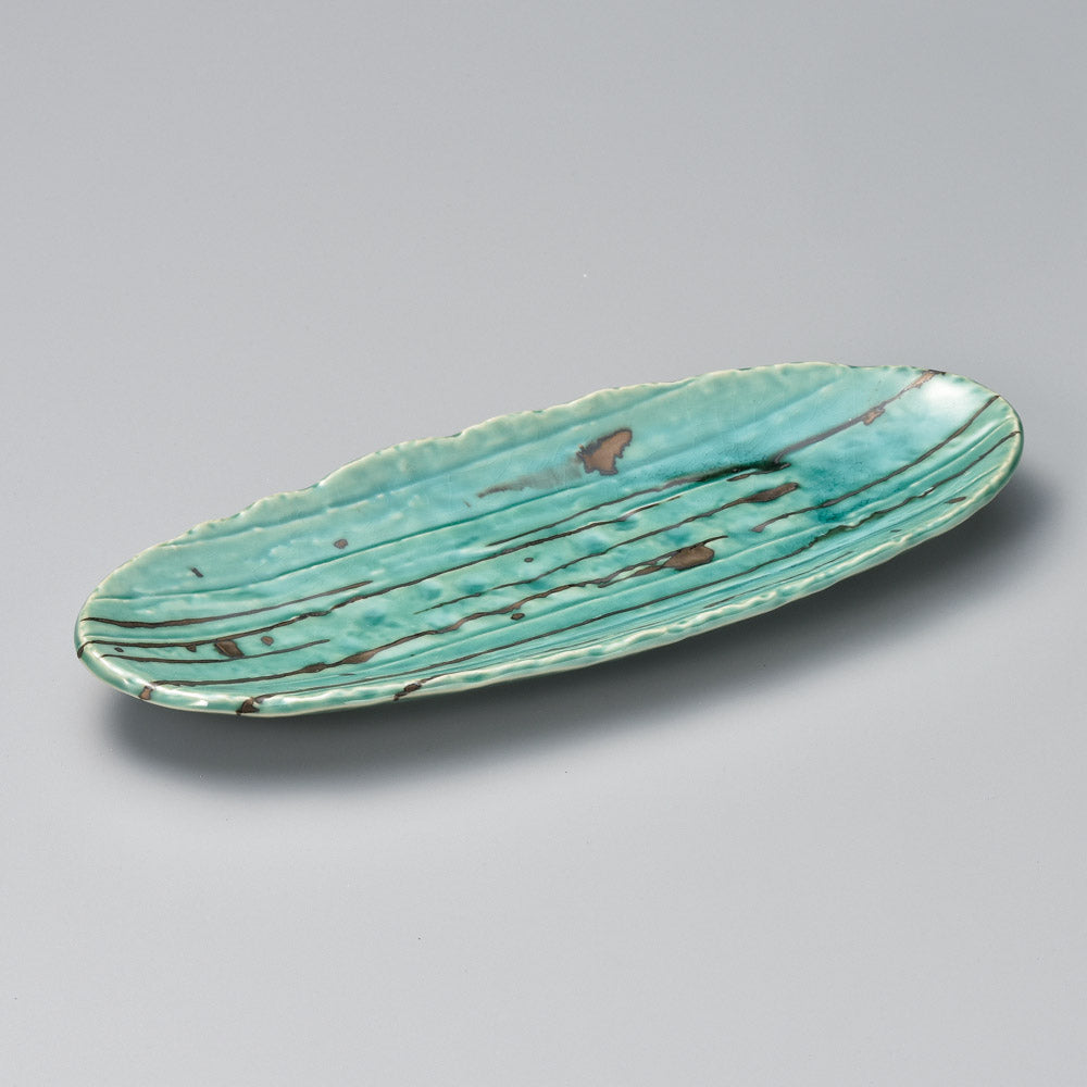 Plato largo Turquoise Kinran